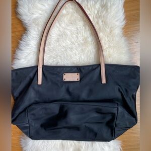Black and tan Kate Spade Tote bag